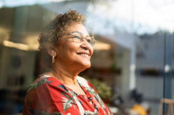 Smiling woman